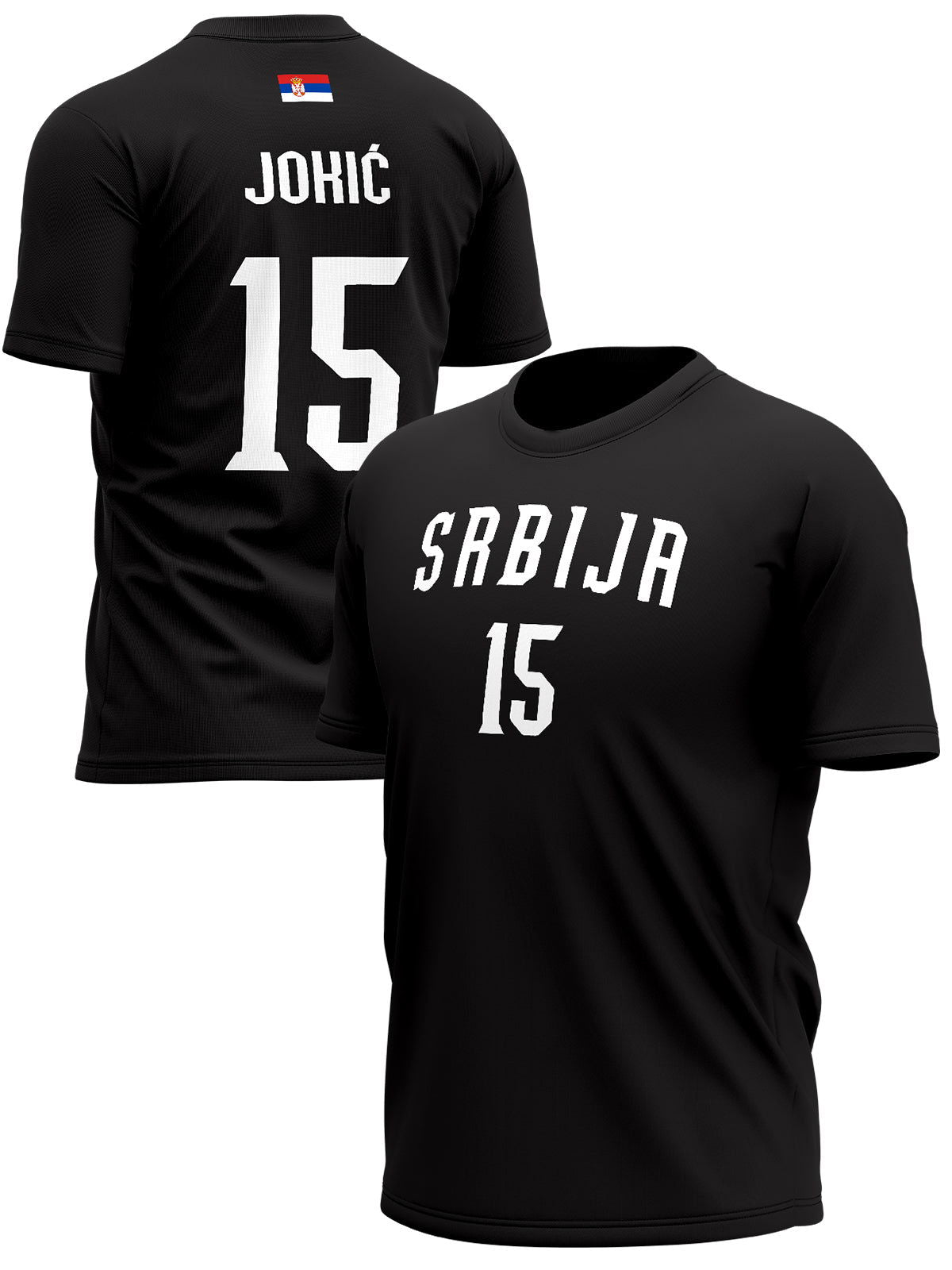 Košarkaška Reprezentacija Srbija Nikola Jokić Majice KR-S-MJ001 - FANS STORE -