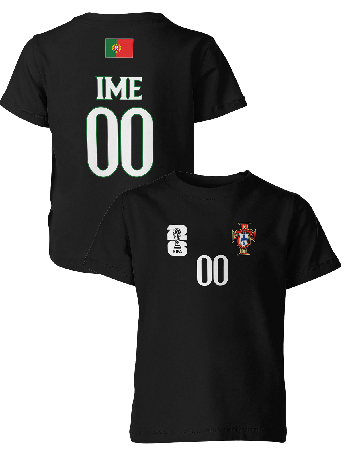 Dečiji Majice Portugal Personalizovan FWC 2026 POR-FWC-DJMJ008