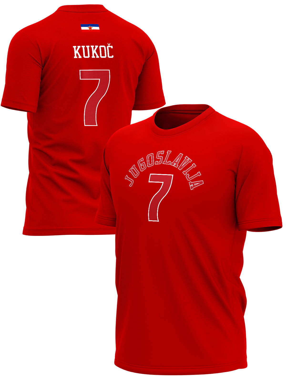 Košarkaška Reprezentacija Jugoslavija Toni Kukoč Majice KR-J-MJ004 - FANS STORE -