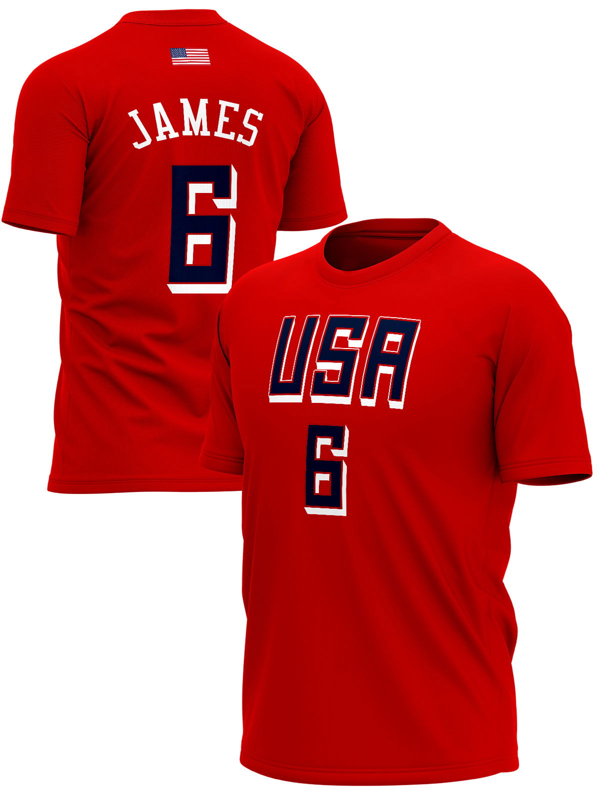 Košarkaška Reprezentacija SAD JAMES Majice KR-SAD-MJ006 - FANS STORE -