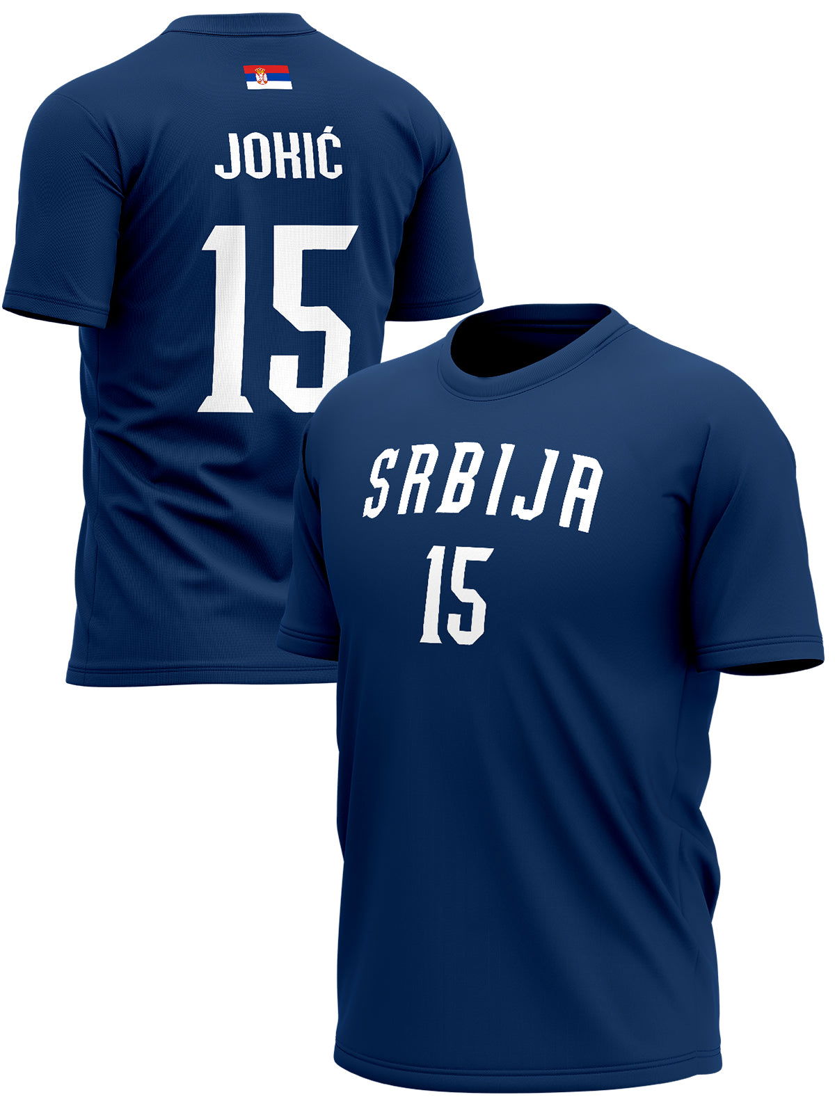 Košarkaška Reprezentacija Srbija Nikola Jokić Majice KR-S-MJ001 - FANS STORE -