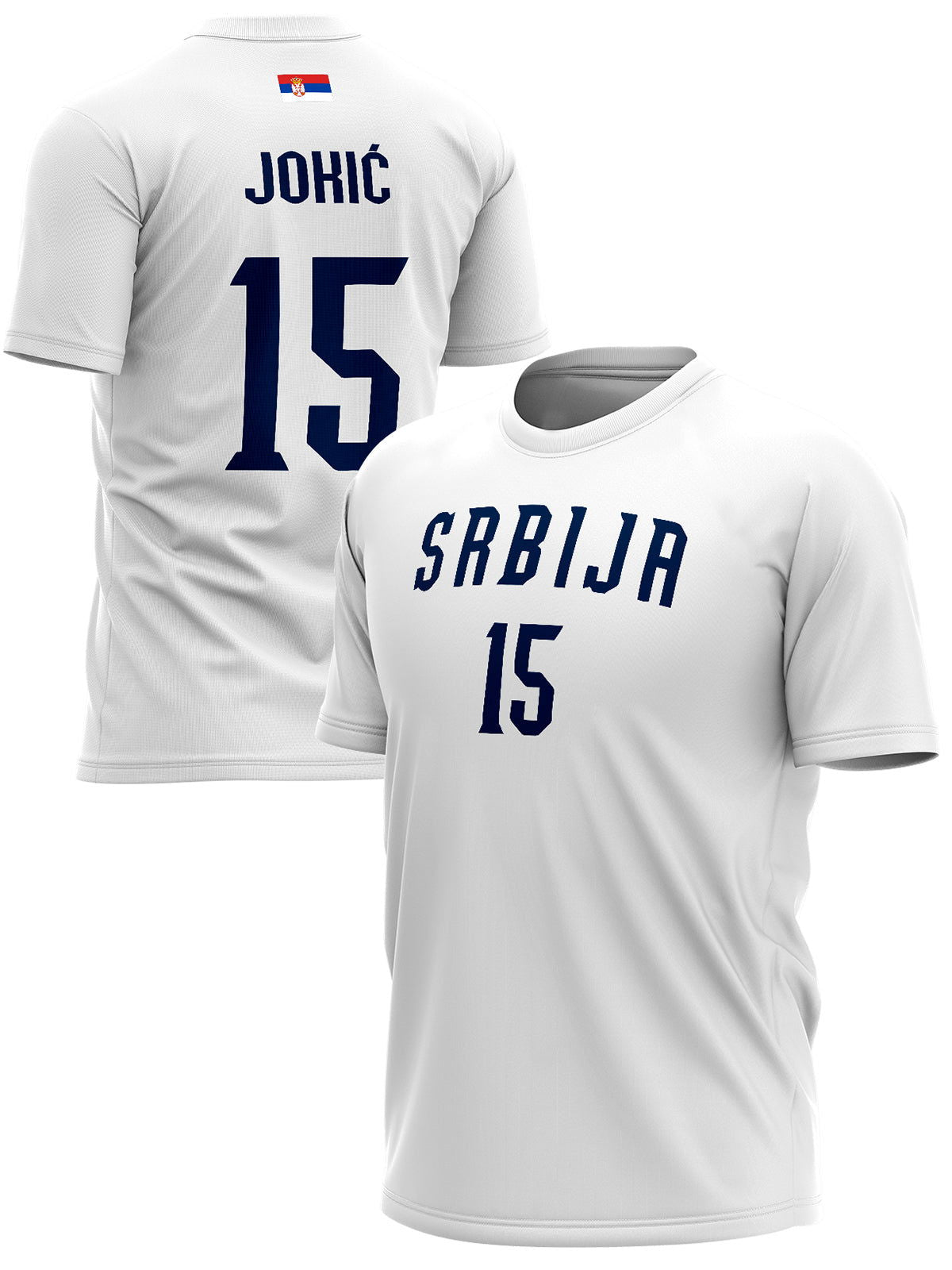Košarkaška Reprezentacija Srbija Nikola Jokić Majice KR-S-MJ001 - FANS STORE -