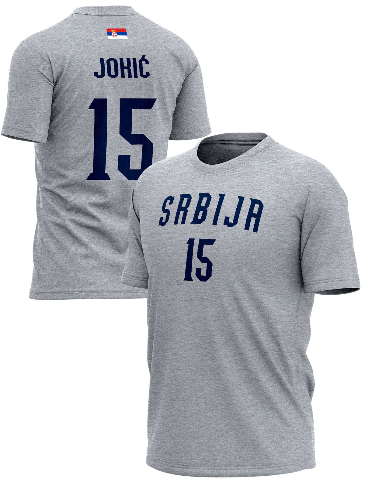 Košarkaška Reprezentacija Srbija Nikola Jokić Majice KR-S-MJ001 - FANS STORE -