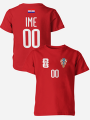 Dečiji Majica Hrvatska FWC 2026 Personalizovani HRV-PDJMJ-001