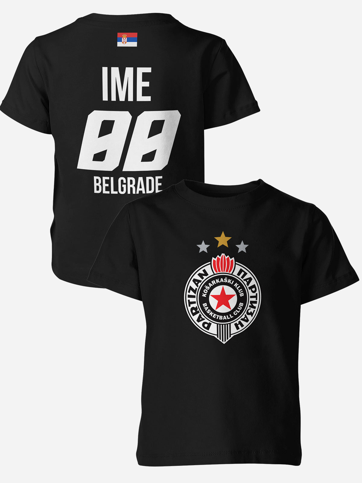 Dečiji Majica Partizan Personalizovani PR-DJMJ007