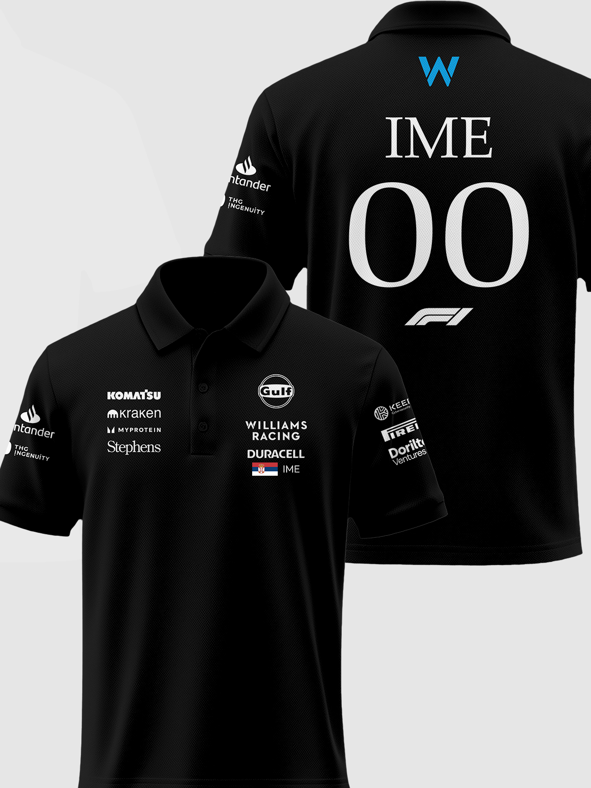 Williams Racing Polo Personalizovani WI-PM-002